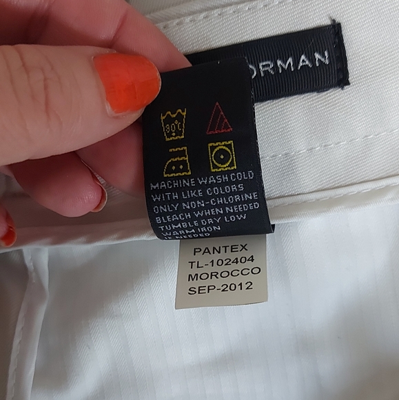 Greg Norman Cream Golf Trousers Size W34 L32 Chino Style Lightweight Pants - Picture 8 of 8